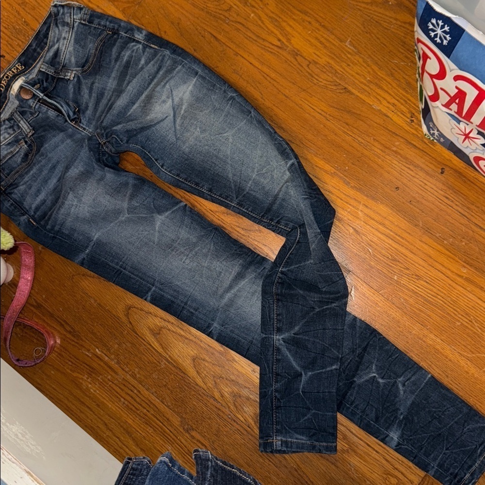 Skinny Jeans Watercolor water reflection ocean theme party Halloween - Picture 2 of 2